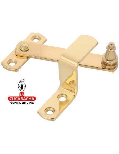 ALDABILLA ACERO CIERRE CONTRAVENTANAS CON SOLAPA 25MM MODELO 2.