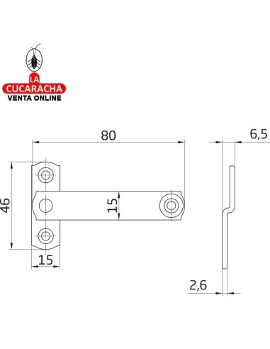 ALDABILLA ACERO CIERRE CONTRAVENTANAS... ALDABILLA ACERO CIERRE CONTRAVENTANAS...