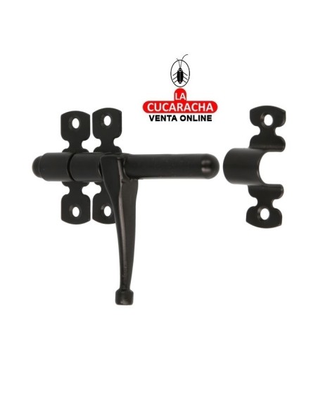 PASADOR RUSTICO ACERO NEGRO EJE ZAMAK DE SOBREPONER MODELO 584.