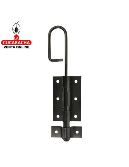 PASADOR VERTICAL RUSTICO ACERO NEGRO DE SOBREPONER MODELO 420.