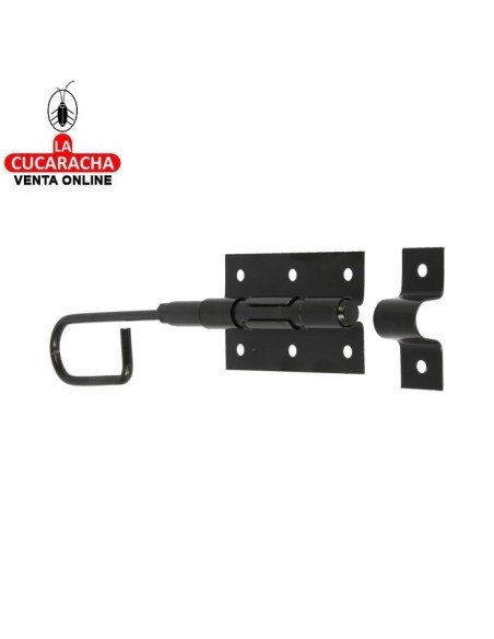 PASADOR VERTICAL RUSTICO ACERO NEGRO DE SOBREPONER MODELO 420.