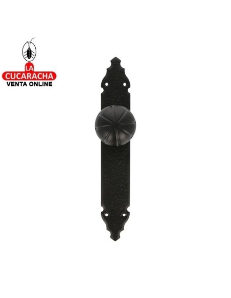 POMO GIRATORIO ZAMAK CON PLACA DE ACERO MARTILLEADA MODELO 19.