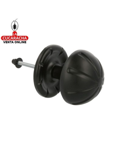 POMO DE ZAMAK FIJO CON ROSETA PUERTAS ENTRADA MODELO 16.