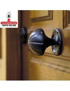 POMO DE ZAMAK FIJO CON ROSETA PUERTAS ENTRADA MODELO 16.