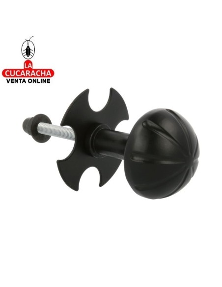 POMO DE ZAMAK FIJO CON ROSETA PUERTAS ENTRADA MODELO 17.