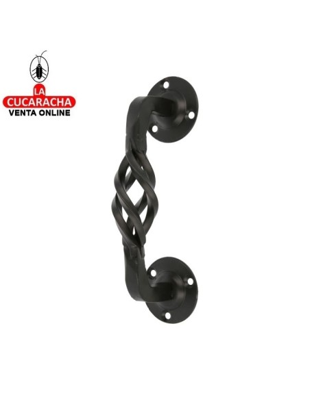 MANILLON RUSTICO ZAMAK ROSETA ACERO PUERTAS PASO MODELO 104R.