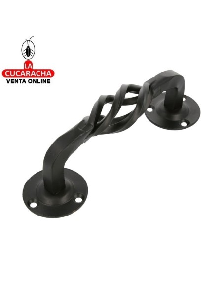 MANILLON RUSTICO ZAMAK ROSETA ACERO PUERTAS PASO MODELO 104R.