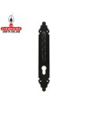 MANILLON RUSTICO ZAMAK PLACA MARTILLEADA ACERO BOCALLAVE PUERTAS PASO MODELO 105.