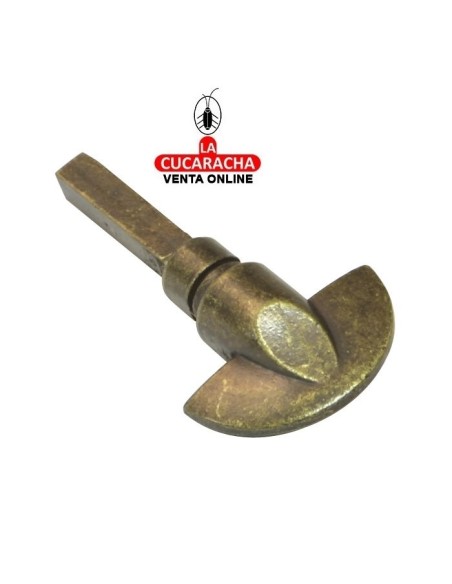 MULETILLA PUERTAS ZAMAK CUADRADILLO 6MM CONDENAS MODELO 10.