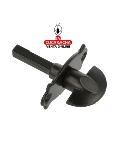 MULETILLA PUERTAS ZAMAK CON PLACA CUADRADILLO 6MM CONDENAS MODELO 10P.