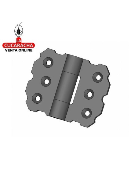 BISAGRA VENTANAS RUSTICA FIJA TIPO LIBRO 55x70 MODELO 9000.