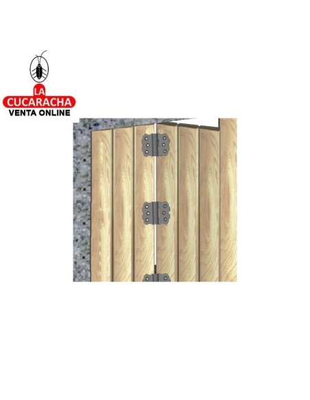 BISAGRA VENTANAS RUSTICA FIJA TIPO LIBRO 55x70 MODELO 9000.