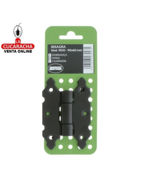 BISAGRA VENTANAS RUSTICA FIJA TIPO LIBRO 90x60 MODELO 9010.
