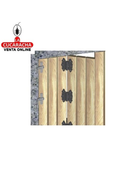 BISAGRA VENTANAS RUSTICA FIJA TIPO LIBRO 90x60 MODELO 9010.