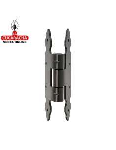 BISAGRA PUERTAS RUSTICA FIJA TIPO LIBRO LISA 200x90mm MODELO 9100.