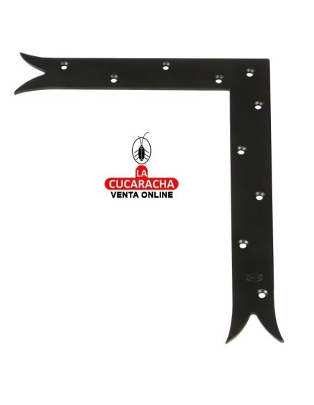 ESCUADRA GOTICA ACERO REFUERZO PUERTAS Y VENTANAS 300X240MM MODELO 8500.