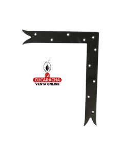 ESCUADRA GOTICA ACERO REFUERZO PUERTAS Y VENTANAS 300X240MM MODELO 8500.