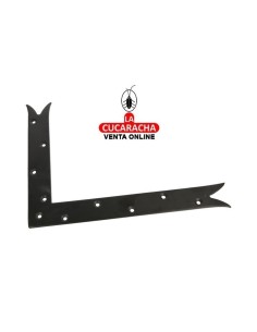 ESCUADRA GOTICA ACERO REFUERZO PUERTAS Y VENTANAS 300X240MM MODELO 8500.