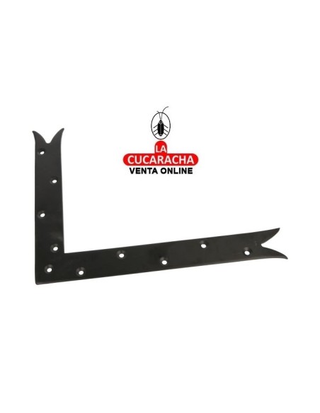 ESCUADRA GOTICA ACERO REFUERZO PUERTAS Y VENTANAS 300X240MM MODELO 8500.
