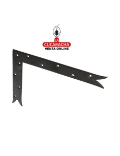 ESCUADRA GOTICA ACERO REFUERZO PUERTAS Y VENTANAS 300X240MM MODELO 8500.