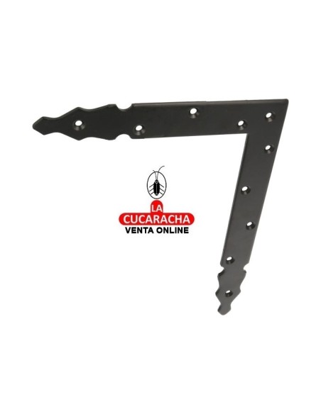 ESCUADRA GOTICA ACERO REFUERZO PUERTAS Y VENTANAS 300X240MM MODELO 8510.