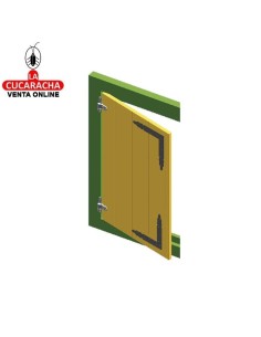 ESCUADRA GOTICA ACERO REFUERZO PUERTAS Y VENTANAS 300X240MM MODELO 8510.