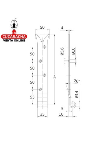 GOZNE GOTICO RUSTICO ACERO MONTAJE...