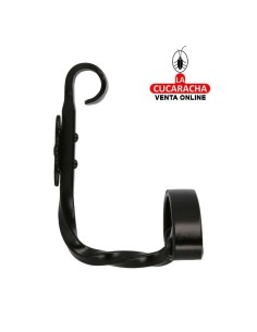 BLISTER COLGADOR ROPA RUSTICO ACERO 120X80X90MM MODELO 101.