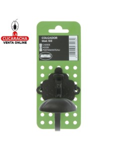 BLISTER COLGADOR ROPA RUSTICO ACERO 70X70X52MM MODELO 103.