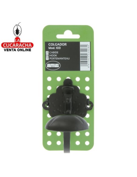 BLISTER COLGADOR ROPA RUSTICO ACERO 70X70X52MM MODELO 103.