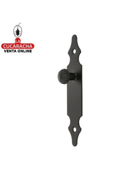 BLISTER ESCUDO TIRADOR ACERO PUERTAS RUSTICO 146X30MM MODELO 100.