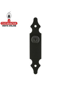 BLISTER ESCUDO TIRADOR ACERO PUERTAS RUSTICO 146X30MM MODELO 100.