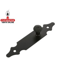 BLISTER ESCUDO TIRADOR ACERO PUERTAS RUSTICO 146X30MM MODELO 100.