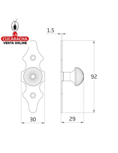 BLISTER ESCUDO TIRADOR PUERTAS...