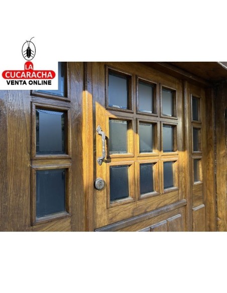 BLISTER TIRADOR ACERO SIN PLACA PUERTAS RUSTICO MODELO 1002.