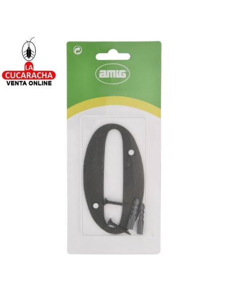 BLISTER NUMEROS FORJA RUSTICO INTERIOR Y EXTERIOR ACERO.