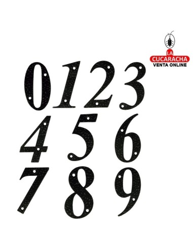 BLISTER NUMEROS FORJA RUSTICO...