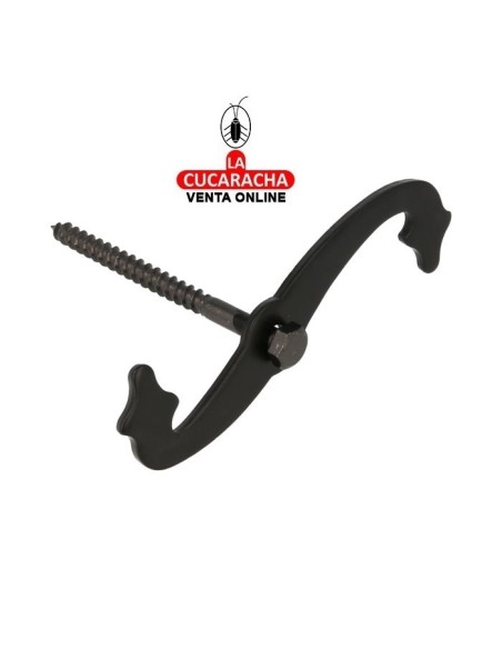 BLISTER RETENEDOR RUSTICO CONTRAVENTANA ACERO TIPO S MODELO 1.