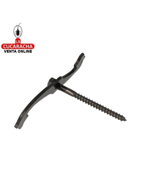 BLISTER RETENEDOR RUSTICO CONTRAVENTANA ACERO TIPO S MODELO 1.