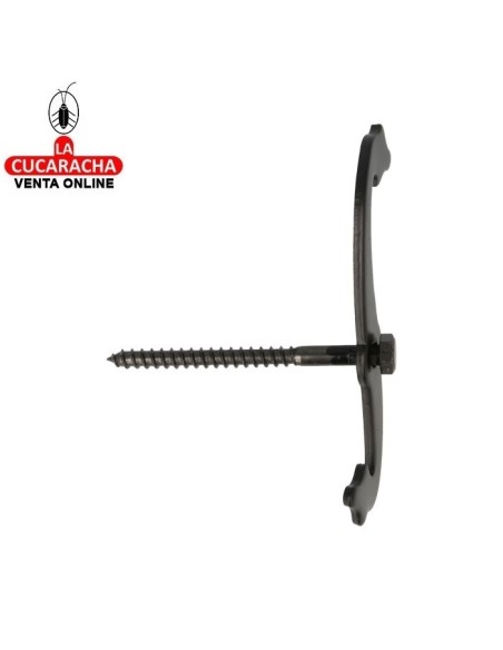 BLISTER RETENEDOR RUSTICO CONTRAVENTANA ACERO TIPO S MODELO 1.