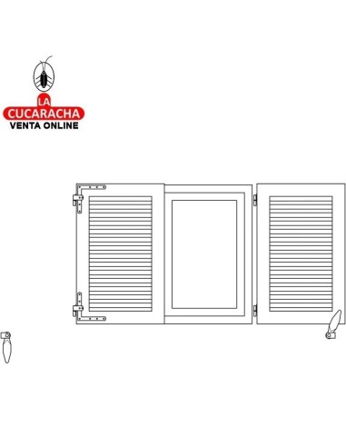 RETENEDOR RUSTICO CONTRAVENTANA ACERO...
