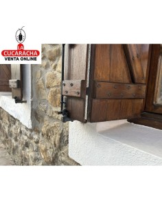 BLISTER RETENEDOR RUSTICO CONTRAVENTANA ACERO-ZAMAC MODELO 3.