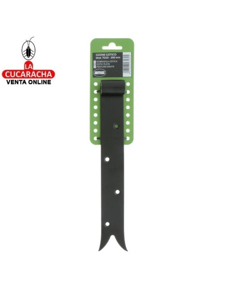 BLISTER GOZNE GOTICO RUSTICO ACERO MONTAJE PERNIO O MEDIA BISAGRA 9120 MODELO 7020.