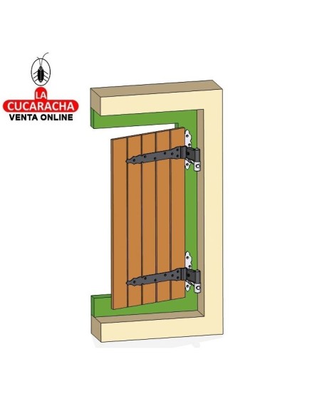 GOZNE GOTICO REGULABLE RUSTICO ACERO MONTAJE PERNIO 8060 MODELO 7110.