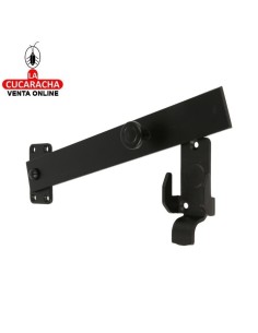 PASADOR BLOQUEO INTERIOR RUSTICO ACERO NEGRO CONTRAVENTANAS MADERA MODELO 8600.