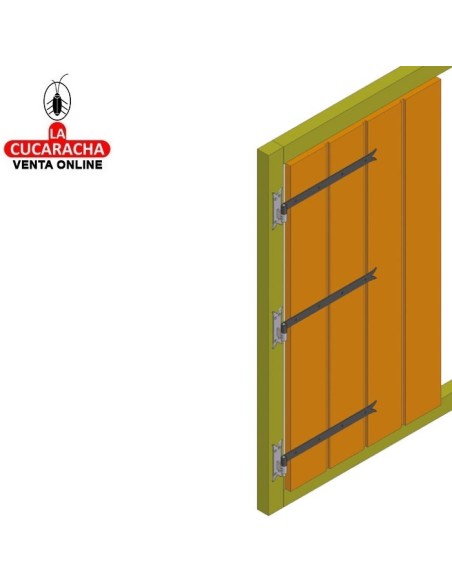 GOZNE GOTICO RUSTICO ACERO MONTAJE PERNIO 4600 A 5100 MODELO 4200.