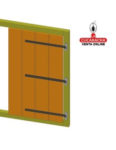 GOZNE GOTICO SIMPLE RUSTICO ACERO MONTAJE PERNIO 4600 A 5100 MODELO 4300.