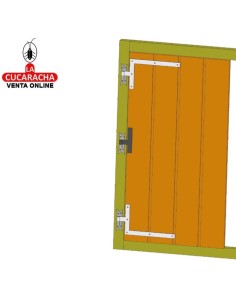 GOZNE SIMPLE EN T RUSTICO ACERO MONTAJE PERNIO 4600 A 5100 MODELO 4500.