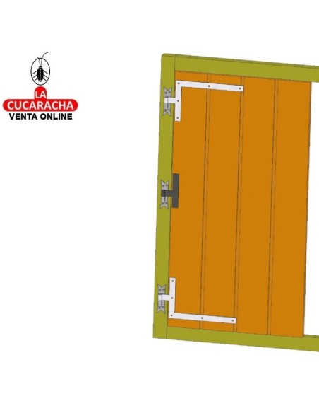 GOZNE SIMPLE EN T RUSTICO ACERO MONTAJE PERNIO 4600 A 5100 MODELO 4500.