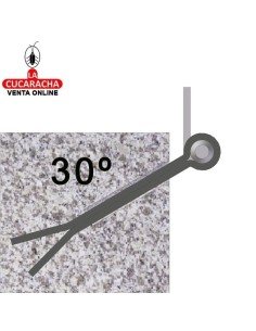 PERNIO RUSTICO A MURO ACERO MONTAJE GOZNES 4000 A 4500 MODELO 4600.